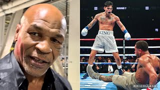 MIKE TYSON REACTS TO RYAN GARCIA BEATING DEVIN HANEY “I WANT TO SEE THE REMATCH!”