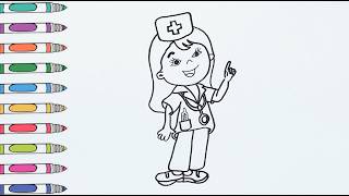 How To Draw a Nurse Step by Step Easy!