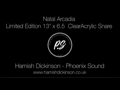 Natal Arcadia Limited Edition 13 x 6.5 Acrylic Snare