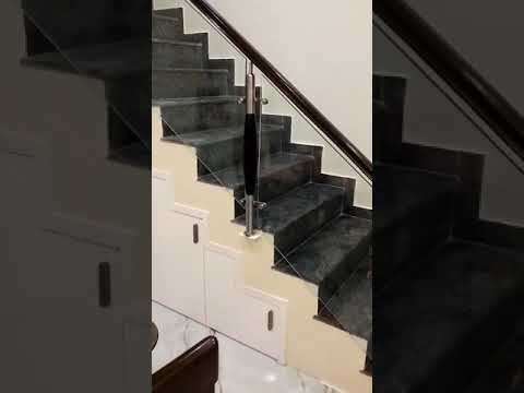Stainless steel glass railing