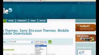 How to download themes, ringtones, screensavers for mobile phone?