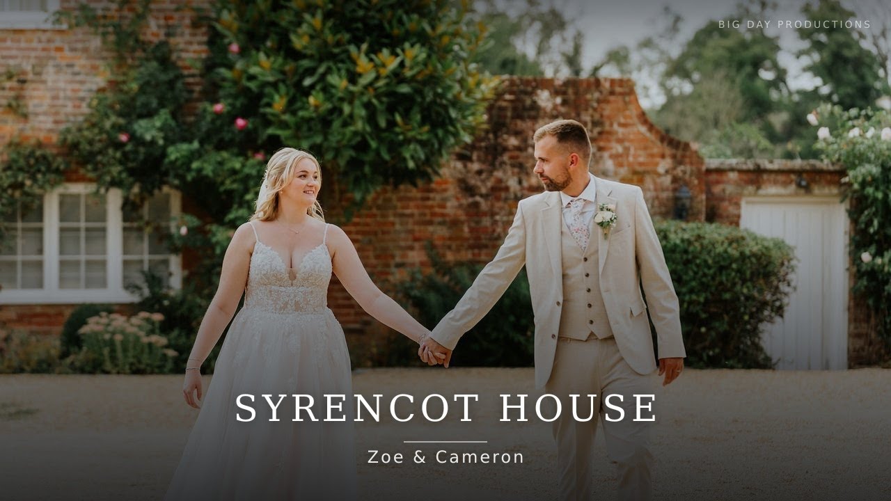 Syrencot House wedding photography and film