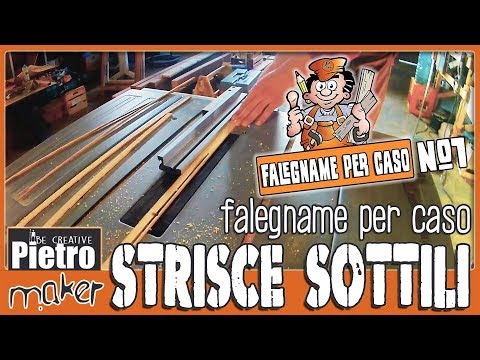 ✔️ Come si tagliano pezzi sottili al banco sega ? Falegname per caso #1