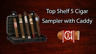 preview picture of video 'Top Shelf 5 Cigar Sampler with Cigar Caddy'