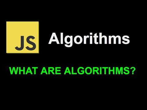 What are Algorithms? | JavaScript Algorithms
