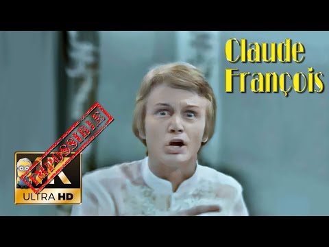 Claude françois AI 4K Colorized ❌Impossible restore❌ - Mais Quand Le Matin 1967