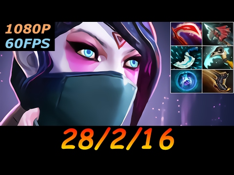 Dota 2 Templar Assassin Pro 28/2/16 (Kills/Deaths/Assists) Top MMR 907 GPM Ranked Full Gameplay