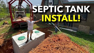 Making our Septic Tank and Installing It at the Shed Tiny House! | Abandoned Shed to Tiny House