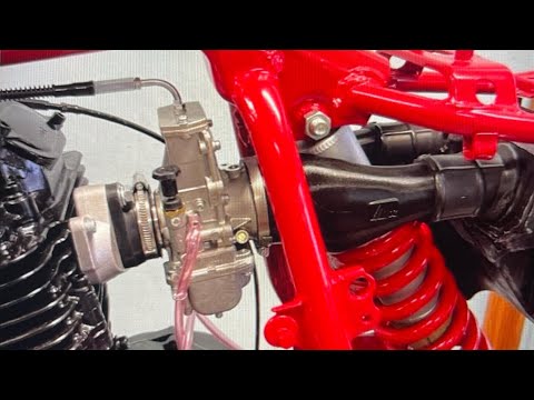 Yamaha XT 600 single flatslide carb conversion kit.