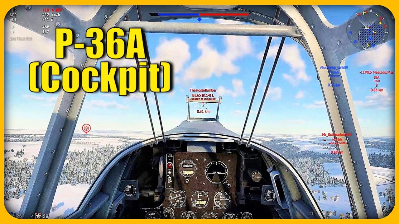 War Thunder - Air Realistic P-36A (BR 1.3)