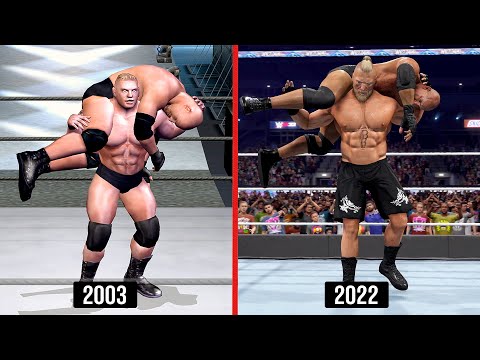 WWE 2K22 Vs. Here Comes The Pain! (Finishers Comparison)