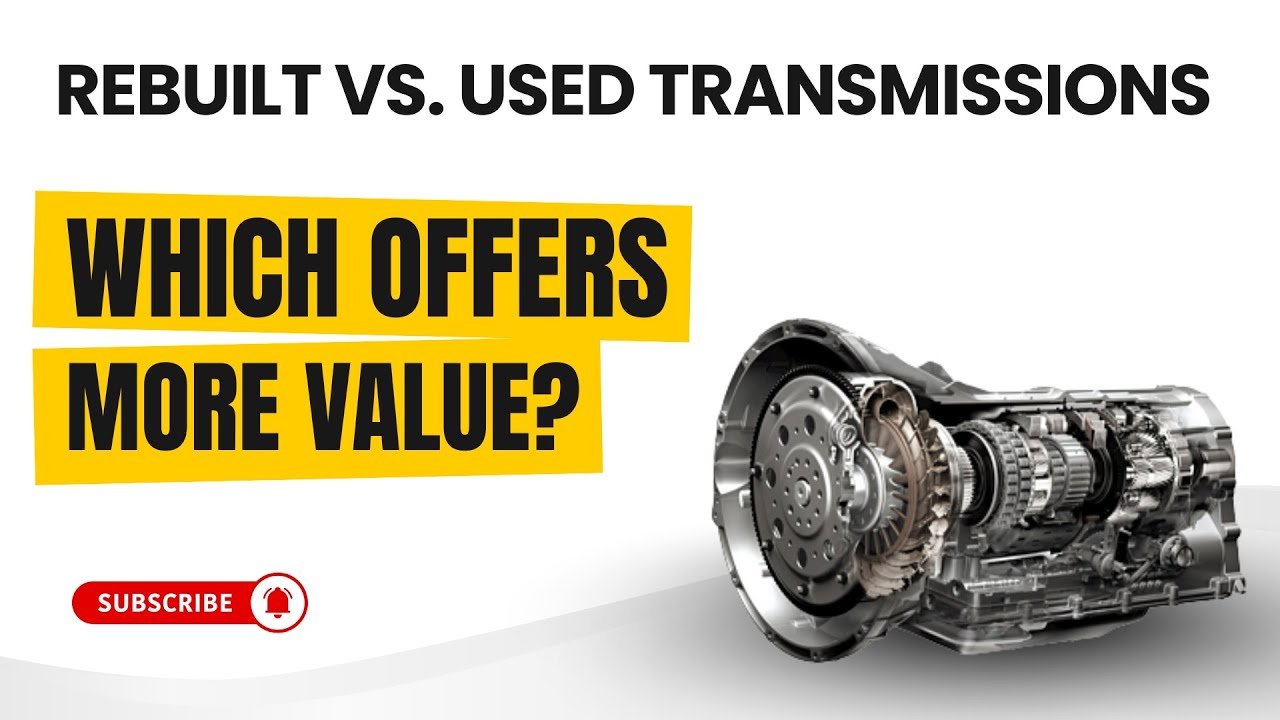 Rebuilt vs Used Transmissions  Which Offers More Value