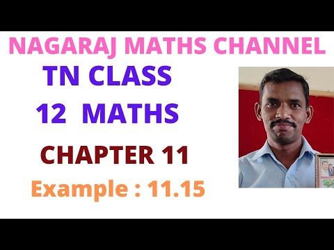 Example:11.15|| TN CLASS 12 MATHS CHAPTER 11