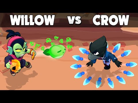 WILLOW vs CROW 🤢 Brawl Stars