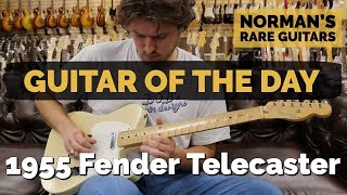 Video thumbnail for Guitar of the Day: 1955 Fender Telecaster | Norman's Rare Guitars by Normans Rare Guitars
