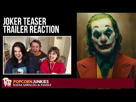JOKER Teaser Trailer - The Popcorn Junkies Family Movie Reaction