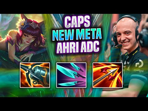 CAPS NEW META AHRI ADC WITH THIS NEW BUILD! - G2 Caps Plays Ahri ADC vs Sivir! | Season 2022