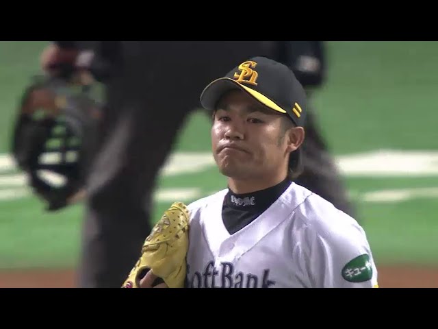 6回表 ホークス2番手の森福がベイスターズ・バルディリスに逆転タイムリーを許す…  2014/6/15 H-DB
