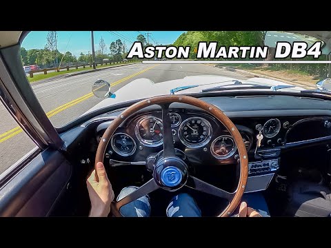 1963 Aston Martin DB4 Series V - Driving The Original James Bond Car (POV Binaural Audio)