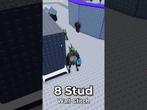 8 STUD WALL GLITCH #roblox #shorts