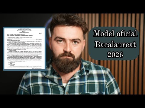 Model oficial BACALAUREAT 2026