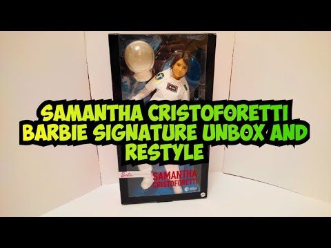 Samantha Cristoforetti Barbie Unbox and Restyle