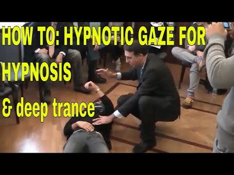 HOW TO: HYPNOTIC GAZE FOR HYPNOSIS & deep trance - Powerful Instant Hypnotic techniques!