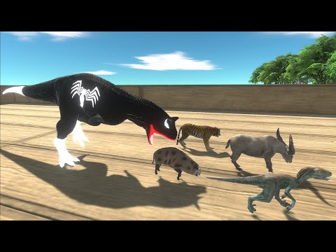 Escape from Venom Carnotaurus - Animal Revolt Battle Simulator