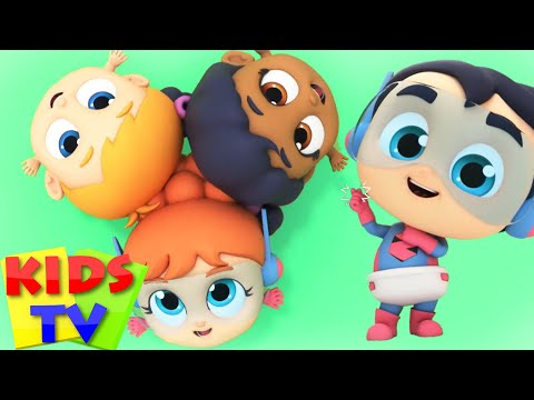 The Parts of the Body Song | My Body Song + More Nursery Rhymes & Songs | Super Supremes | Kids Tv