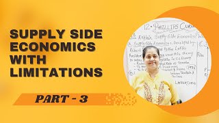 Supply Side Economics With Limitations | Phillips Curve & Stagflation (Part - 3)