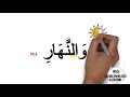 Alphabets shamsiya and qamariya (sun letters and moon letters)