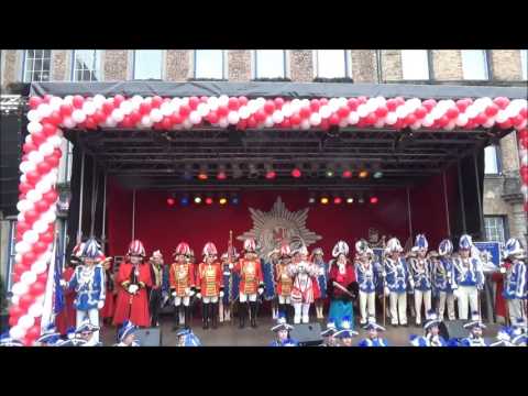 2017 0219 Biwak Prinzengarde   Blau Weiss + Prinzenpaar YT