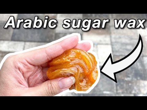DIY: Arabic Sugar Wax Paste at home // NO STRIPS NEEDED 🚫