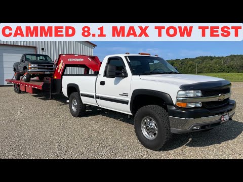 Cammed 8.1 Chevy Big Block Maxed Out Towing MPGs.