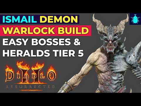 Diablo 2 Resurrected: Ismail Demon Warlock Build (For Heralds Tier 5 & Bosses)