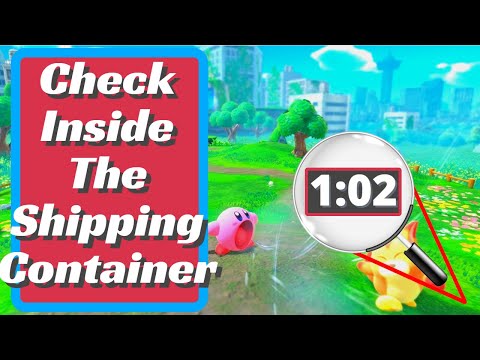 Check Inside The Shipping Container - Kirby And The Forgotten Land