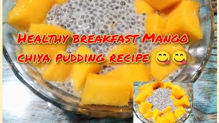 Download lagu Mango Chiya Pudding Recipe ।। Mango chia seed Pudding For waight loss।। (@Happinessishomemade7717 mp3