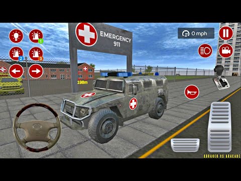 US Ambulance Driving Simulator - New Update New Army Ambulance New Map Unlocked - Android Gameplay