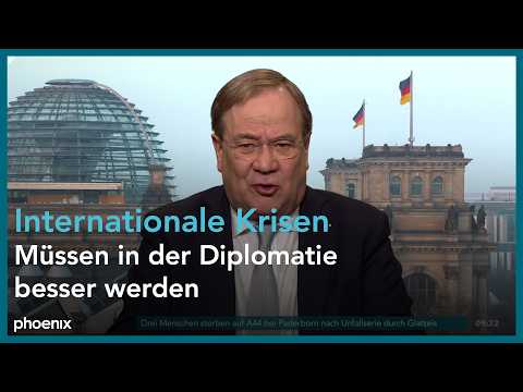Video Thumbnail: phoenix tagesgespräch mit Armin Laschet u.a. zu Grönland am 23.01.26