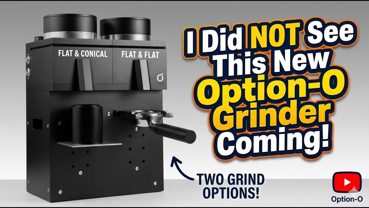 New Option-O Grinder Launched: Lagom GDS | Conical or flat, which is better? Starts shipping 9/2026