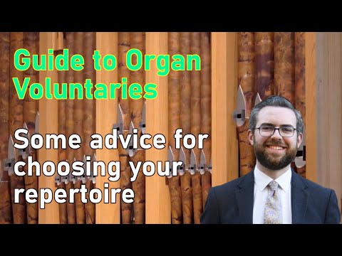 Some advice for choosing your repertoire