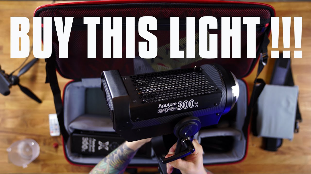 The Aputure LS 300x: Best light for youtube in 2020?? Unboxing and effects review!
