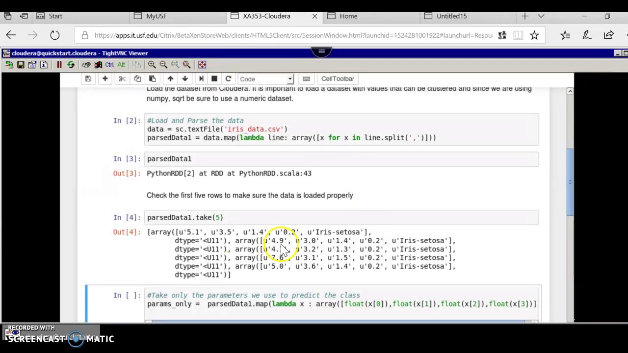 Kmeans Clustering using Spark Mllib