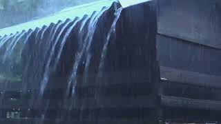 Best Rain Sounds for Sleeping | Real Heavy Rainstorm & Mighty Thunder on Tin Roof | White Noise