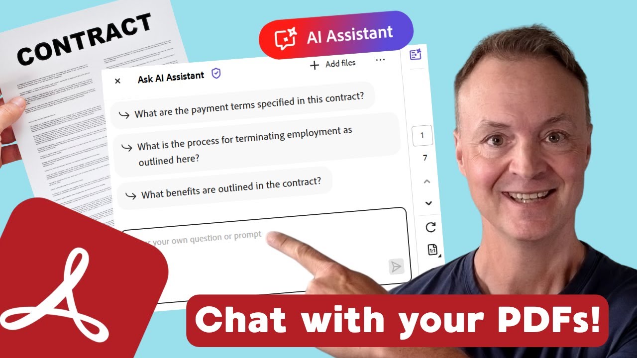 Learn how to chat with your PDFs using Adobe Acrobat AI Assistant 2025!
