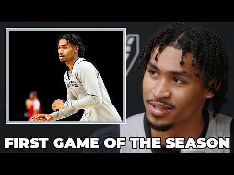 Dylan Harper on His Spurs Debut Against Former Teammate Ace Bailey