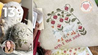 Flosstube 139 | FFO Finish, Multiple WIPs + Nashville Needlework Market Haul HD 1080p