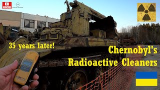 ☢️ STILL radioactive after 35 years! | CHERNOBYL&#39;S Cleaning Relics | Driving in #Pripyat - Part 1☢️