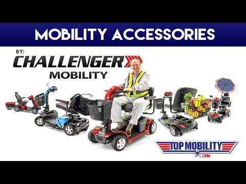Challenger Mobility Accessory line for most Pride, Golde, Drive Scooters