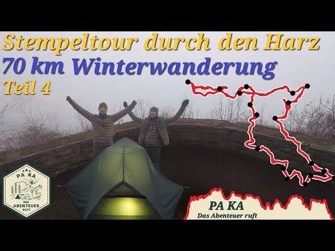 70 km Winterwanderung Teil 4 - Stempeltour durch den Harz - Harzer Wandernadel - Wandern im Harz